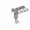 MagnaFlow Direct Fit Catalytic Converter 06-09 Hyundai Accent 1.6L - 50350 360 Degree Image Set