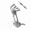 MagnaFlow Direct Fit Catalytic Converter 05-11 Volvo XC90 4.4L Rear - 51863 360 Degree Image Set