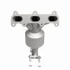MagnaFlow Direct Fit Catalytic Converter 07-08 Hyundai Tiburon 2.7L - 51951 360 Degree Image Set