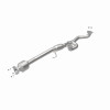 MagnaFlow Direct Fit Catalytic Converter 14-15 Acura MDX 3.5L Underbody - 52756 360 Degree Image Set