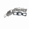 MagnaFlow OEM Grade Federal / EPA Compliant Manif Catalytic Converter 09-11 Hyundai Genesis V6 3.8L - 52778 360 Degree Image Set