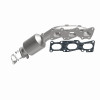 MagnaFlow OEM Grade Federal / EPA Compliant Manif Catalytic Converter 09-11 Hyundai Genesis V6 3.8L - 52778 360 Degree Image Set