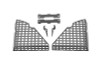DV8 Offroad 07-18 Jeep Wrangler JK 4-Door Pocketed Rear Window Molle Panels - MPJK-02 Photo - out of package