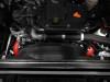 aFe BladeRunner 3in & 3-1/2in AL Hot and Cold Charge Pipe Kit Red RAM Diesel Trucks 25-26 L6-6.7L - 46-20814-R Photo - Mounted