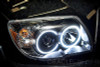 Oracle 06-09 Toyota 4Runner LED Headlight Halo Kit - Red - 2555-003 Photo - lifestyle view