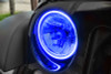 Oracle 07-17 Jeep Wrangler Surface Mount LED Headlight Halo Kit - Blue - 3943-002 Photo - lifestyle view