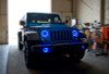 Oracle 07-17 Jeep Wrangler Surface Mount LED Headlight Halo Kit - Blue - 3943-002 Photo - lifestyle view