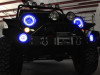 Oracle 07-17 Jeep Wrangler Surface Mount LED Headlight Halo Kit - Blue - 3943-002 Photo - lifestyle view