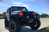 Oracle 07-17 Jeep Wrangler Surface Mount LED Headlight Halo Kit - Red - 3943-003 Photo - lifestyle view