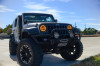 Oracle 07-17 Jeep Wrangler Surface Mount LED Headlight Halo Kit - Amber - 3943-005 Photo - lifestyle view