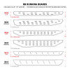 Go Rhino 19-25 RAM 1500 RB30 Slim Running Board Kit w/ Brackets - 69630687ST Photo - Unmounted