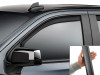 WeatherTech 19-26 Chevrolet Silverado Front Front Side Window Deflectors - Matte Blk - 80930IMB Photo - Mounted