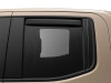 WeatherTech 19-26 Chevrolet Silverado 1500 Rear Rear Side Window Deflectors - Matte Blk - 85930IMB Photo - Mounted