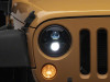 Raxiom 07-18 Jeep Wrangler JK Axial Series DB1 LED Headlights- Black Housing- Clear Lens - J181074 Photo - Primary