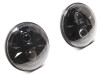 Raxiom 07-18 Jeep Wrangler JK Axial Series DB1 LED Headlights- Black Housing- Clear Lens - J181074 Photo - Close Up