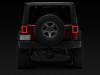 Raxiom 07-18 Jeep Wrangler JK LED Tail Lights- Red Housing- Smoked Lens - J181427 Photo - Close Up