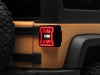 Raxiom 07-18 Jeep Wrangler JK Axial Series JL Style LED Tail Lights- Black Housing- Smoked Lens - J183257 Photo - Close Up