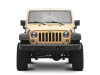 Raxiom 07-18 Jeep Wrangler JK Axial Series LED Angel Eye Fog Lights- Amber and White - J191255 Photo - Close Up