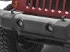 Raxiom 07-18 Jeep Wrangler JK V2 LED Switchback Fog Lights with Amber Turn Signal and Halo Rings - J239000 Photo - Close Up