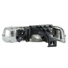 Raxiom 99-02 Chevrolet Silverado 1500 Axial Series Euro Headlights- Black Housing- Clear Lens - S112707 Photo - Close Up