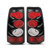 Raxiom 03-06 Chevrolet Silverado 1500 Fleetside Axial Series Tail Lights- Black- Clear Lens - S112708 Photo - Primary