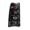 Raxiom 03-06 Chevrolet Silverado 1500 Fleetside Axial Series Tail Lights- Black- Clear Lens - S112708 Photo - Close Up