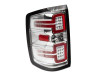 Raxiom 14-18 Chevrolet Silverado 1500 LED Tail Lights/Seq Turn Signals- Chrome- Clear Lens - S114459 Photo - Close Up