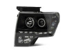 Raxiom 09-14 Ford F-150 G2 Super White LED Halo Projector Headlights- Black Housing- Clear Lens - T542835 Photo - Close Up