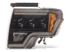 Raxiom 09-14 Ford F-150 CXR Series LED Projector Headlights- Black Housing- Clear Lens - T593907 Photo - Close Up