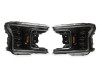 Raxiom 18-20 Ford F-150 CXR Series LED Headlights with Amber DRL- Black Housing- Clear Lens - T593911 Photo - Close Up