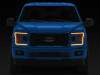 Raxiom 18-20 Ford F-150 CXR Series LED Headlights with Amber DRL- Black Housing- Clear Lens - T593911 Photo - Close Up