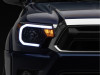 Raxiom 12-15 Toyota Tacoma Axial Series Headlights/Seq LED Bar- Black- Clear Lens - TT21848 Photo - Primary