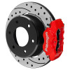 Wilwood 71-91 Chevy Blazer Forged Dynalite Rear Brake Kit w/ 12.19in Drilled/Slotted Rotor - Red - 140-18158-DR Photo - Primary