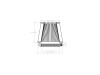 aFe POWER Universal Clamp-On Air Filter w/ D2 Dura-Dry Media - 4.5in F x 6in B x 4.75in T x 5in H - 21-45505V Technical Drawing