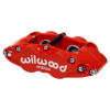 Wilwood caliper FNSL4R 1.38/1.38 .950 rotor red - 120-16683-RD Photo - Primary