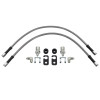 Wilwood flexline kit 18IN OAL M12X1.0 IF 90 deg 1/8-27 NPT -3 W/FLAT bracket - 220-17465 Photo - Primary