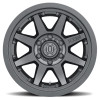 ICON Rebound Pro 17x8.5 / 5x5.5 / 0mm / 4.75in BS Satin Black Wheel - 21817858547LBSB Photo - Unmounted