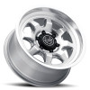 ICON Nuevo 17x8.5 / 6x5.5 / 25mm / 5.75in BS Silver Machined Wheel - 8117859057SM Photo - Unmounted