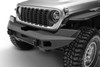 Go Rhino 18-26 Jeep Wrangler JL/JLU (Excl. LED Fog Lights) Trailline Front Bumper - Tex. Blk - 230216T Photo - Mounted