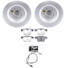 Power Stop 17-20 Jaguar XE Rear Z36 Coated Truck & Tow Brake Kit - CPK7733-36 Photo - Primary