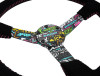 PRP Comp R Leather Steering Wheel - Blue - G241 Photo - Close Up