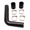 Wehrli 03-07 Cummins 5.9L Driver Side 3in Intercooler Pipe - Flat Black - WCF100359-FB Photo - Primary