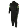 RaceQuip Green Trim SFI-1 JR. Suit - Kids XL - 1950796RQP Photo - out of package