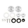 RaceQuip Silver Hardware Pivot Kit for Face Shield Fits PRO & VESTA Model Helmets - 205661RQP Photo - Primary