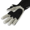 RaceQuip SFI-5 Gray/Black Large Long Angle Cut Glove - 358605RQP Photo - out of package