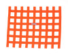 RaceQuip Orange Ribbon Window Net - 721045RQP Photo - Primary