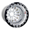 Weld V-Series 15x15/5x4.5/5 BS/3.18 HB - Polished Center - Polished Shell - Black SBL MT Wheel - 84P515210F Photo - Primary