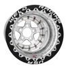 Weld Alumastar 15x14/5x4.5/4 BS/3.18 HB - Polished Center - Polished Shell - Black SBL MT Wheel - 88514208F Photo - Primary
