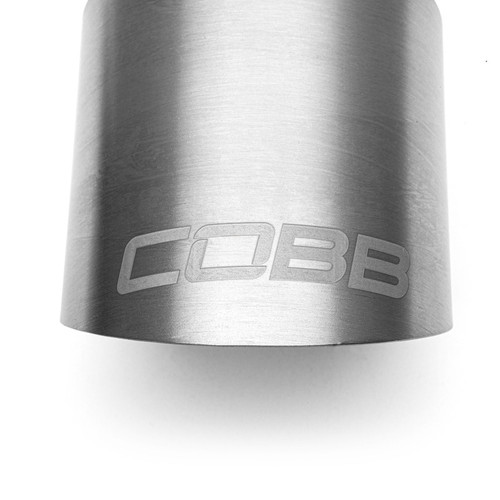 Cobb Volkswagen GTI MK7/MK7.5/MK8 Brushed Titanium Tip Kit - 5V2150-NB User 1