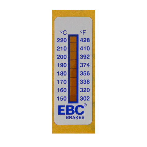 EBC Racing Level Caliper Temperature Strips (8 Pack) - TS001 User 1